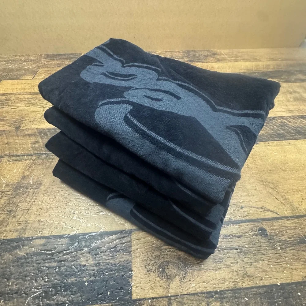 Sea Ray Established 1959 Boat Yacht Beach 4x Towel Turkish‎ Cotton Black Gray